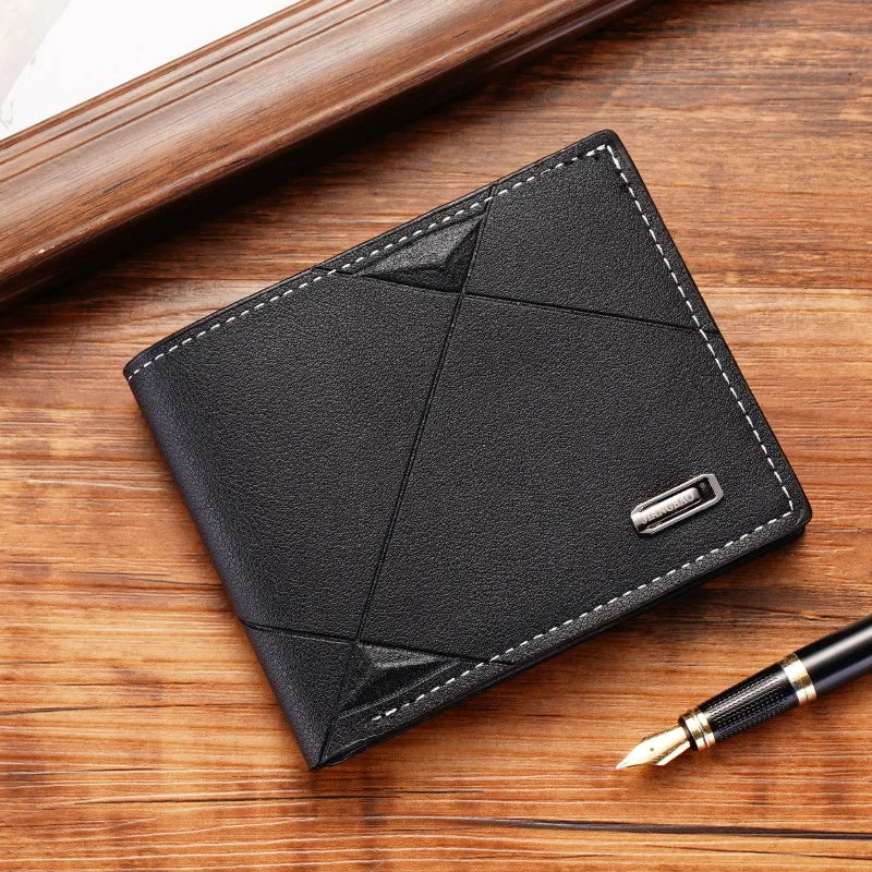 Carteira Masculina em Couro Genuino - Modern Business